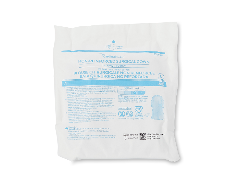 AAMI Level 3 Non-reinforced Surgical Gown, Sterile - 20/case