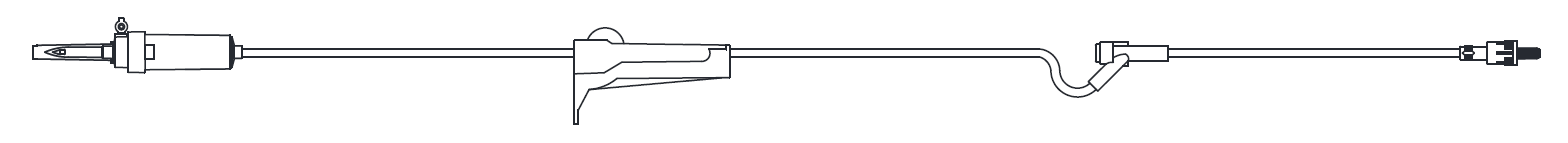 IV Admin Set, 15 Drops Per mL, 83" Length, 17mL Priming Volume, Vented/ Non-Vented Basic Set, Roller Clamp, (1) Pre-Pierced Y Site 6" From Distal End, Rotating Male Luer Lock, PE Poly Pouch, 50/cs