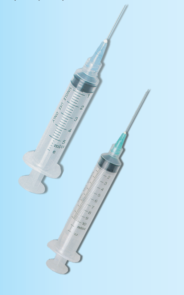Syringe & Needle, Luer Lock, 5cc, 100/bx
