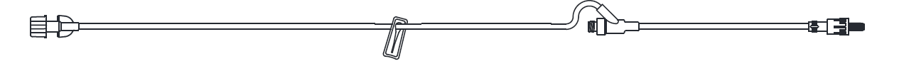 IV Extension Set, 7", One Slide Clamp, PosiSite Needleless Injection Y Site, DEHP-Free, Latex Free (LF), Female Luer & Cap, Slide Clamp, PosiSite Needleless Injection Y Site, Rotating Male Luer Lock & Cap, Poly Pouch, Priming Volume 0.12mL, 50/cs
