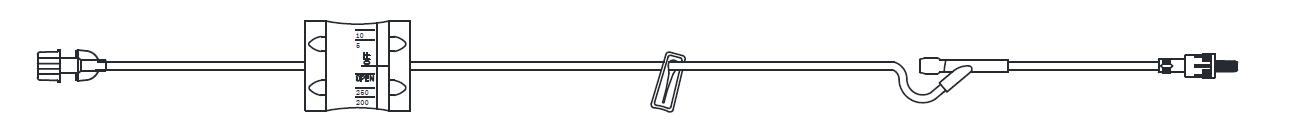 Standardbore Extension Set, FLOWSafe™ Flow Controller, 20", One Injection Site, 50/cs