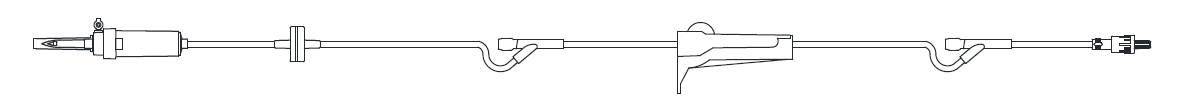 Adult Primary Piggyback IV Set, 15 Drops Per mL, 110" Length, 19.7 mL Priming Volume, Vented/Non-Vented, Back Check Valve, (2) AMSafe® Needle-Free Y Sites, 50/cs