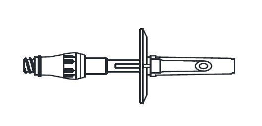 AMSafe Needle-Free Connector, I.V. Bag Spike, 0.34ml PV, DEHP-Free, Latex-Free (LF), Sterile, 50/cs