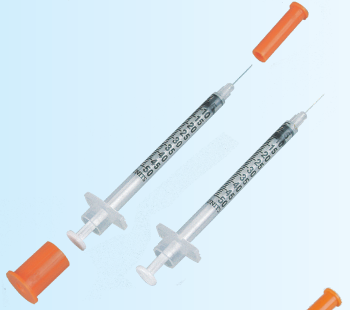 Insulin Syringe & Needle, 10/pkg, 10pkg/bx (4422883836017)