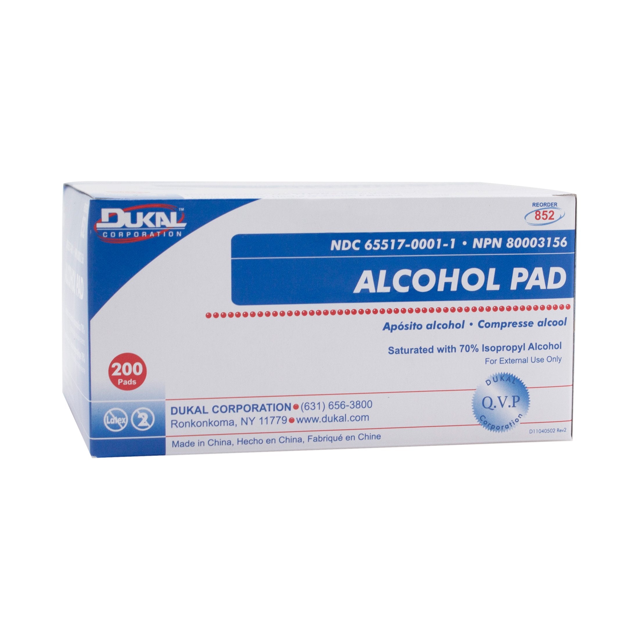 Alcohol Prep Pads, 200/box