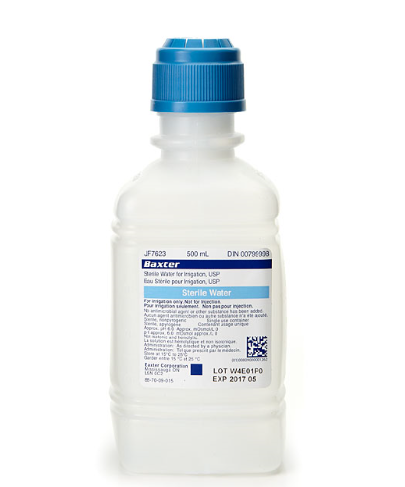 Baxter Sterile Water, 500ml