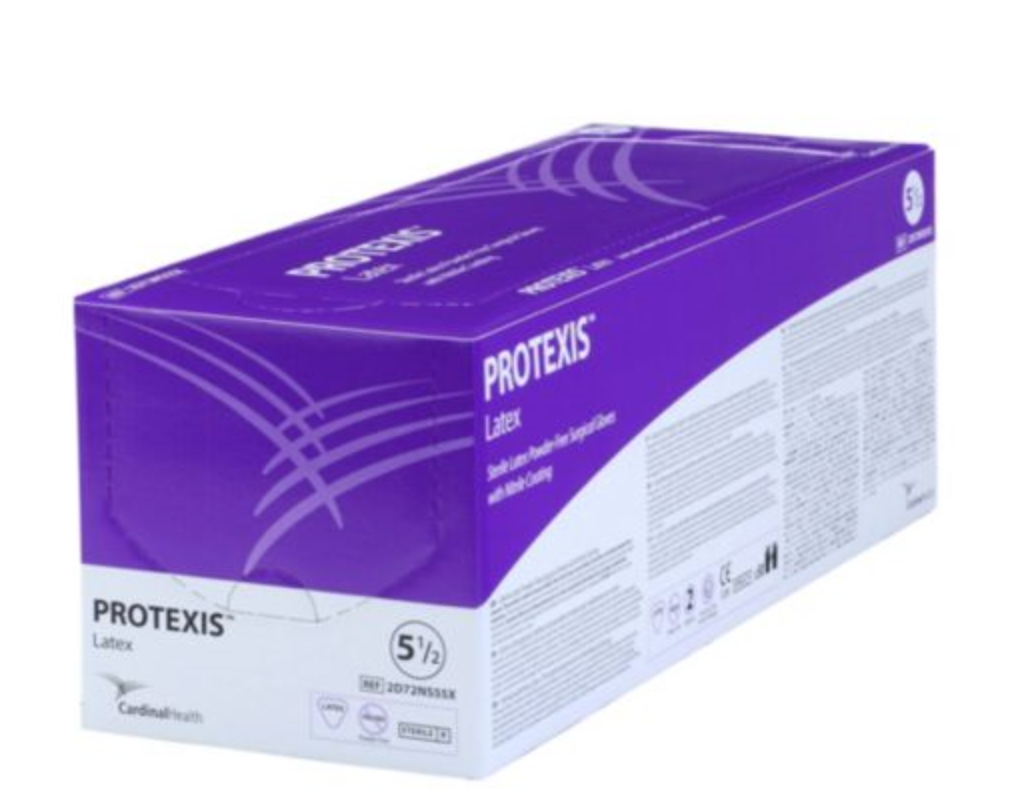 Protexis™ Latex Surgical Gloves, Sterile, PF, Brown Tint, 50 pr/bx